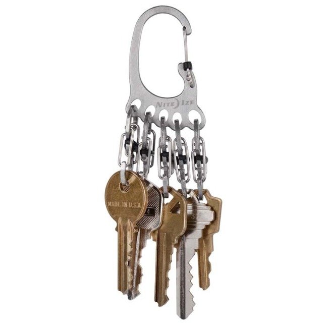 Karabinek na klucze BigFoot KeyRack Locker Nite Ize - stalowy