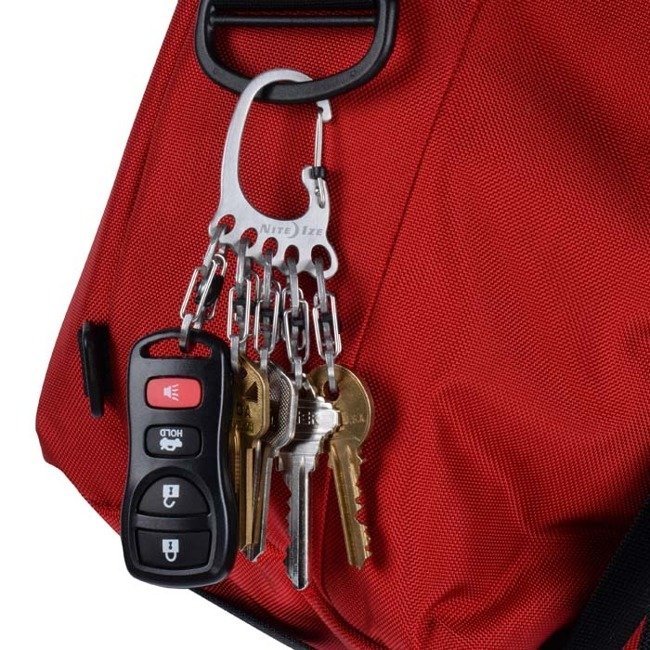 Karabinek na klucze BigFoot KeyRack Locker Nite Ize - stalowy