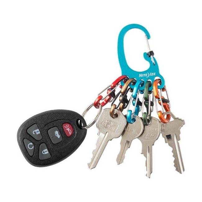 Karabinek na klucze BigFoot Locker™ KeyRack™ Nite Ize - aluminum / assorted