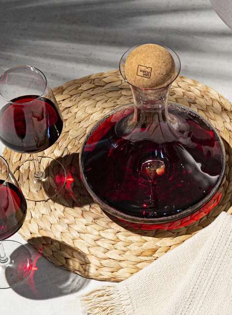Karafka do wina Vacu Vin Wine Decanter ze szkła kryształowego