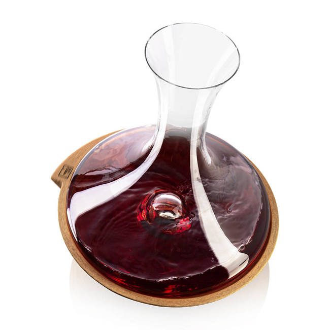 Karafka na wino Vacu Vin Swirling Carafe - szkło kryształowe