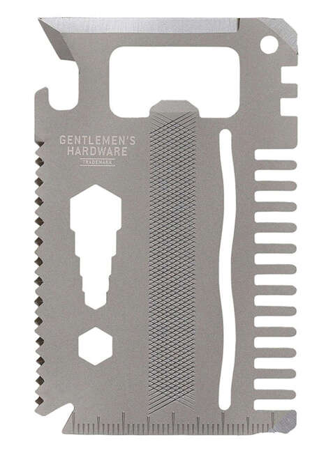 Karta wielofunkcyjna Gentlemen's Hardware Credit Card Tool - tytan