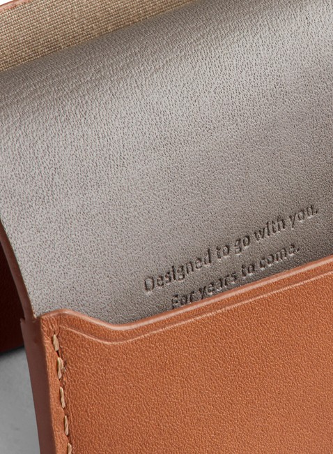 Kartownik portfel na karty Bellroy Under Cover RFID - caramel