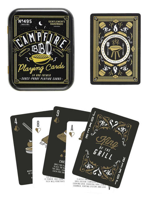 Karty do gry Gentlemen's Hardware Campfire BBQ Cards