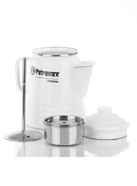 Kawiarka turystyczna Petromax Percolator Perkomax - white