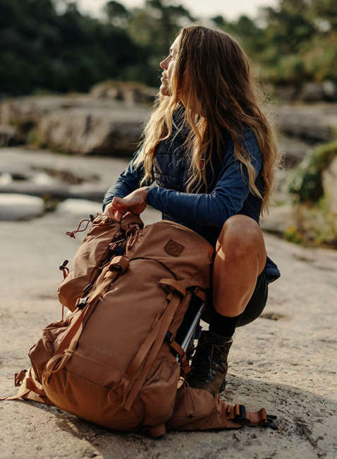 Kieszeń do plecaka trekkingowego Fjallraven Kajka Side Pocket - un blue