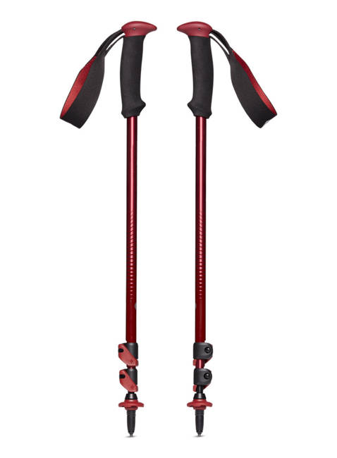 Kije trekkingowe Black Diamond Trail Back - dark crimson