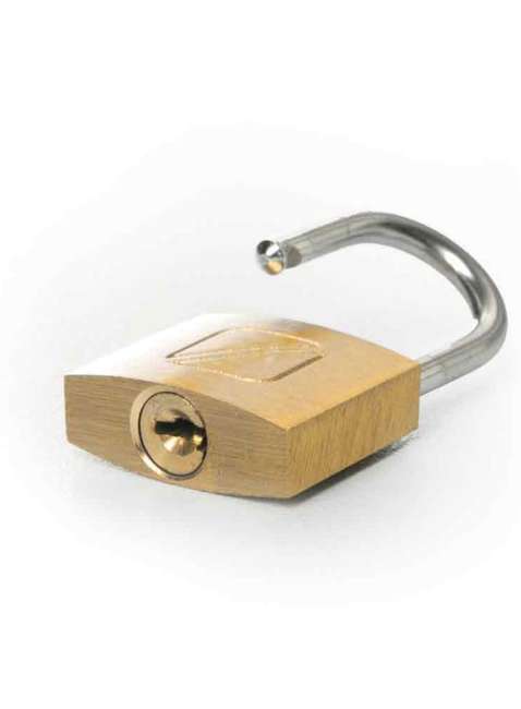 Kłódka do bagażu Travel Blue Suitcase Padlock - Key - 20 mm - gold