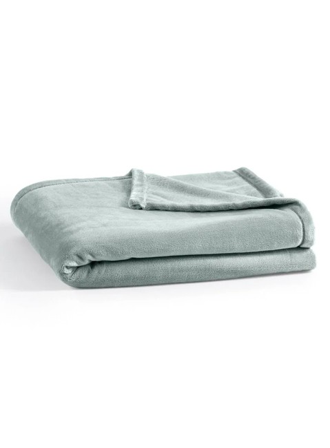 Koc polarowy Lafuma Mobilier Flake Blanket - boreale green