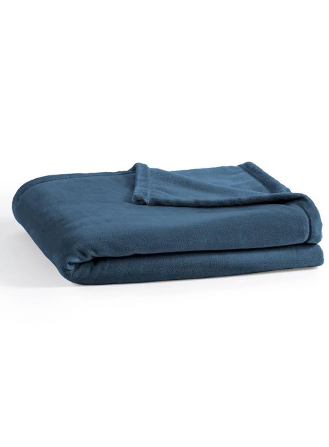 Koc polarowy Lafuma Mobilier Flake Blanket - fjord blue