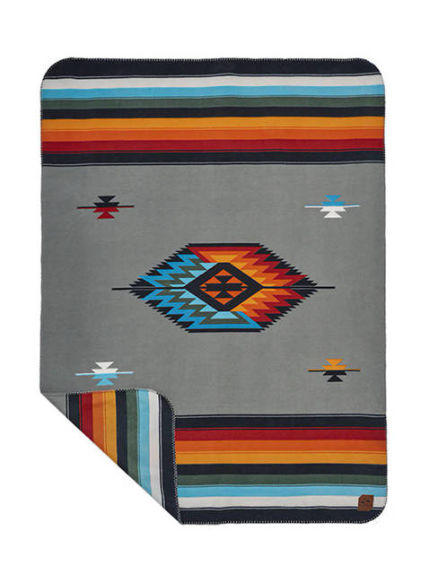 Koc polarowy Slowtide Valen Fleece Blanket - smoke