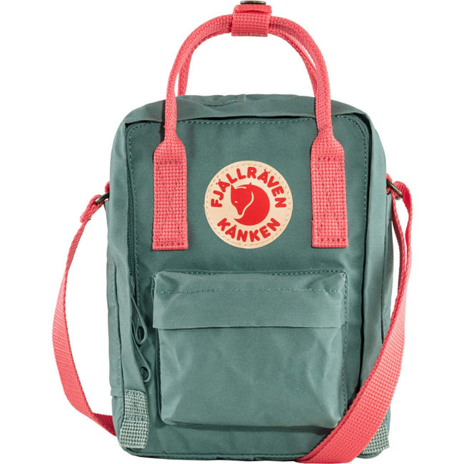 Kompaktowa torba na ramię Kanken Sling Fjallraven - frost green / peach pink