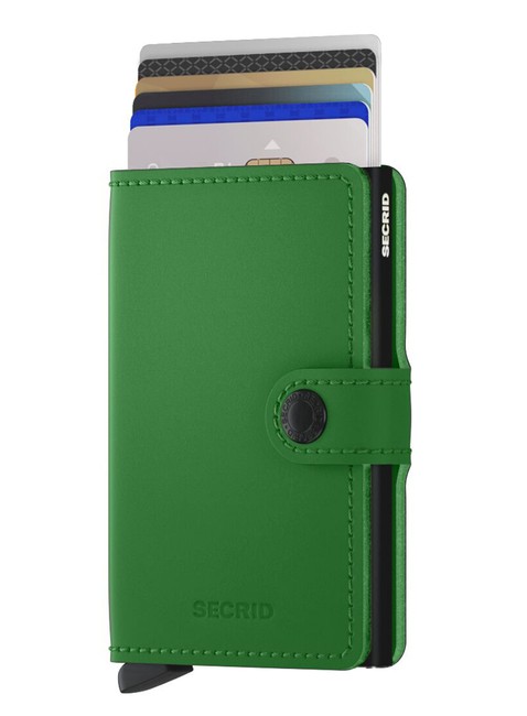 Kompaktowy portfel RFID Secrid Miniwallet Matte - bright green