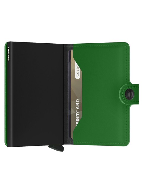 Kompaktowy portfel RFID Secrid Miniwallet Matte - bright green