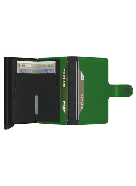 Kompaktowy portfel RFID Secrid Miniwallet Matte - bright green