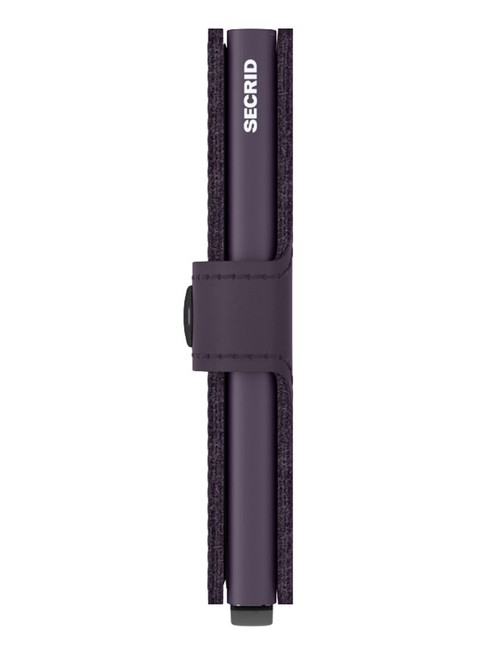 Kompaktowy portfel RFID Secrid Miniwallet Matte - dark purple