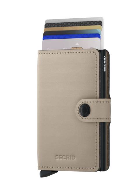 Kompaktowy portfel RFID Secrid Miniwallet Matte - desert