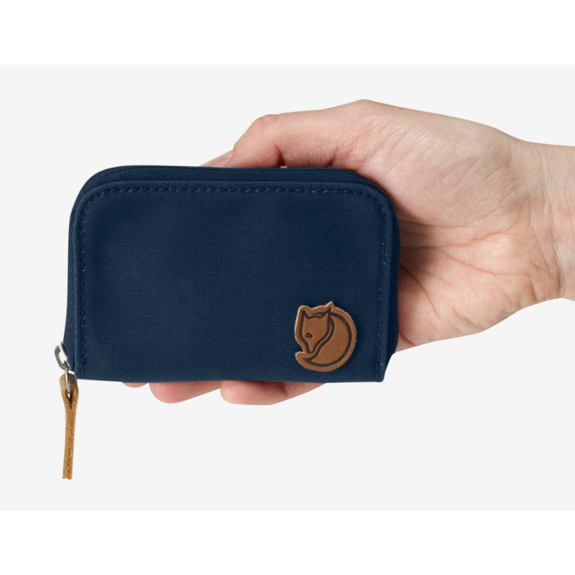 Kompaktowy portfel na karty Zip Card Holder Fjallraven - navy 