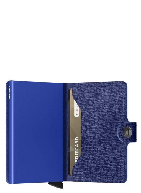 Kompaktowy portfel z RFID Secrid Miniwallet Crisple - cobalt