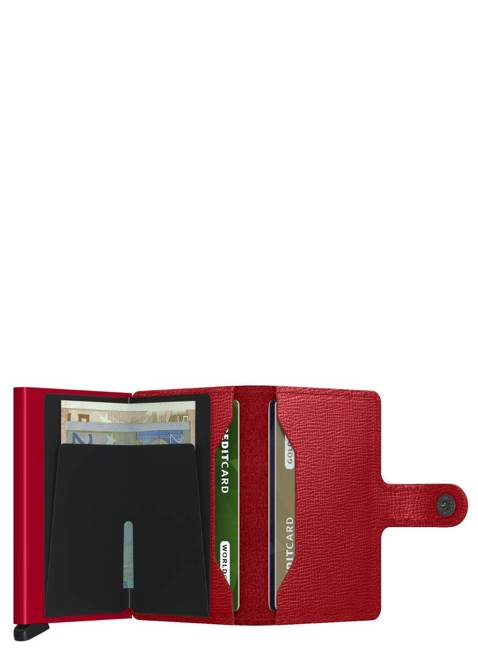 Kompaktowy portfel z RFID Secrid Miniwallet Crisple - lipstick