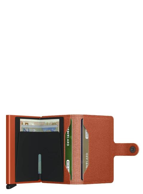 Kompaktowy portfel z RFID Secrid Miniwallet Crisple - pumpkin