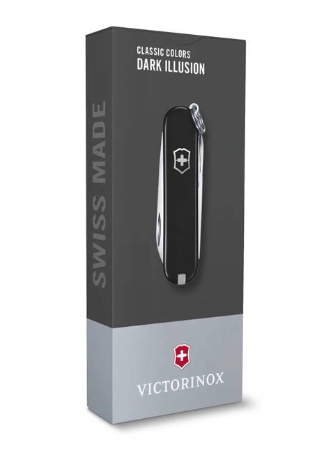 Kompaktowy scyzoryk Victorinox Classic SD - dark illusion