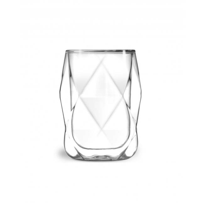 Komplet 2-szklanek z podwójną ścianką Vialli Design Geo 250 ml