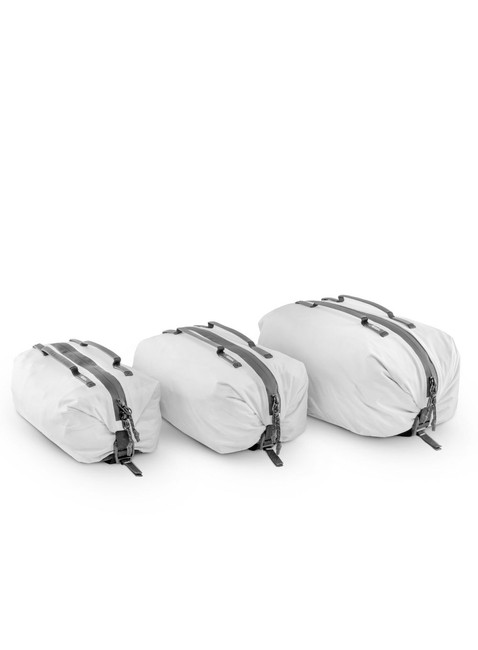 Kompresyjne organizery podróżne Matador Gear Cube Set 3-Pack - arctic white