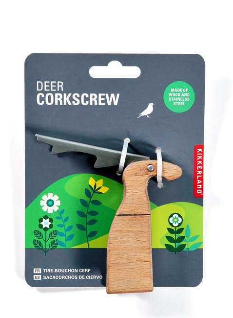 Korkociąg jeleń Kikkerland Deer Corkscrew