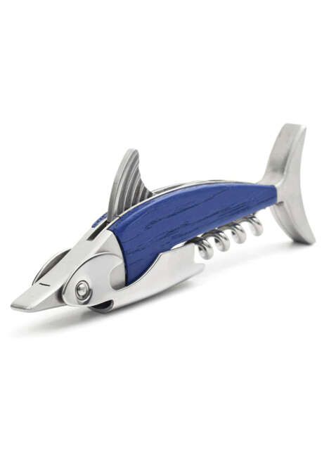 Korkociąg ryba Kikkerland Marlin Corkscrew - blue