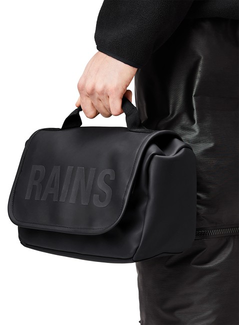 Kosmetyczka Rains Texel Wash Bag - black