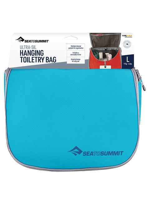 Kosmetyczka Sea to Summit Ultra-Sil Hanging Toiletry Bag L - blue atoll