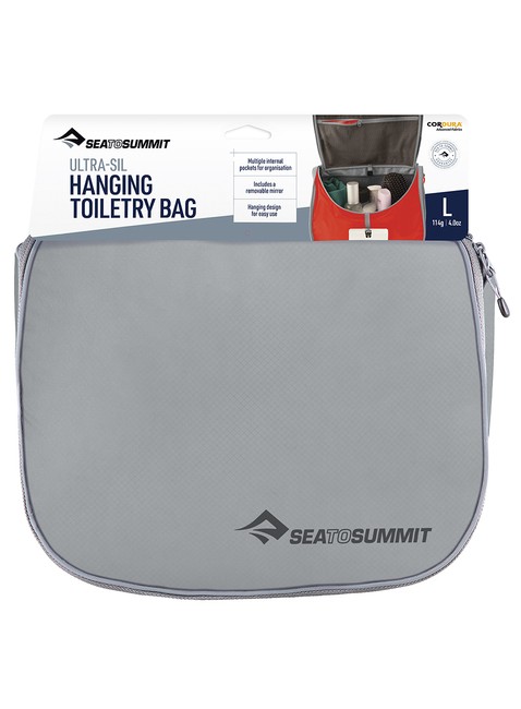 Kosmetyczka Sea to Summit Ultra-Sil Hanging Toiletry Bag L - highrise grey