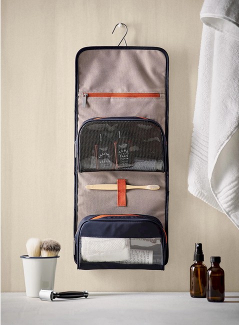 Kosmetyczka podróżna Gentlemen's Hardware Weekender Dopp Kit Roll - navy