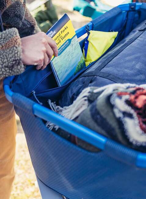 Koszyk na sprzęt Gregory Alpaca Gear Basket 70 - slate blue