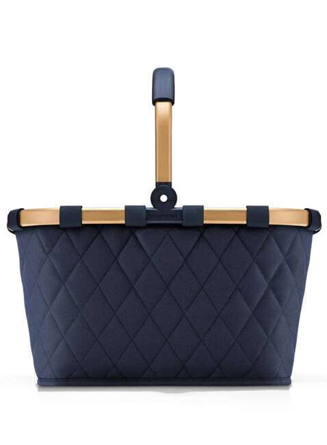 Koszyk na zakupy plażę Reisenthel Carrybag - rhombus midnight gold