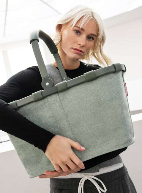 Koszyk na zakupy plażę Reisenthel Carrybag - twist sage