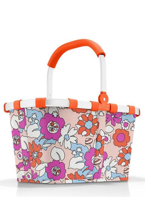 Koszyk składany Reisenthel Carrybag - frame florist peach