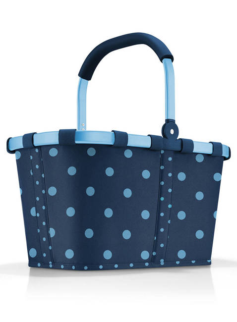 Koszyk / torba na zakupy Reisenthel Carrybag - frame mixed dots blue
