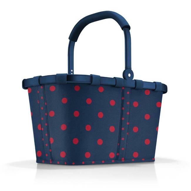 Koszyk / torba na zakupy Reisenthel Carrybag - frame mixed dots red