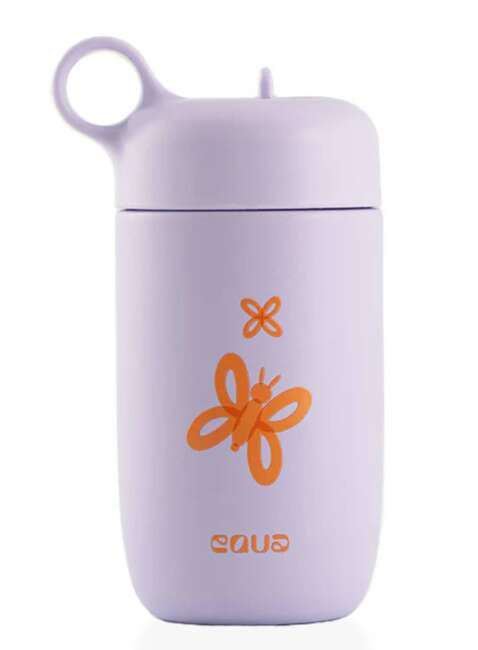 Kubek butelka dziecięca EQUA Kids Bottle 0,4 l - butterfly