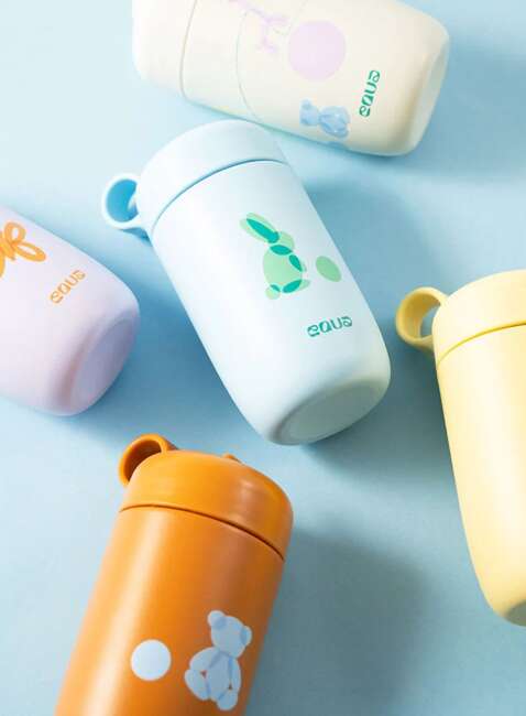 Kubek butelka dziecięca EQUA Kids Bottle 0,4 l - rabbit