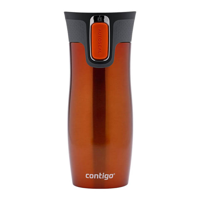 Kubek termiczny Contigo West Loop AUTOSEAL 470 ml - tangerine