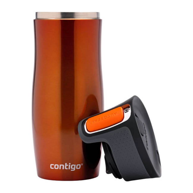 Kubek termiczny Contigo West Loop AUTOSEAL 470 ml - tangerine