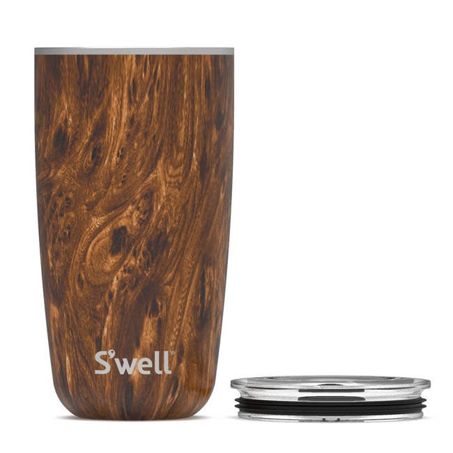 Kubek termiczny Swell Tumbler z pokrywką 530 ml - teakwood