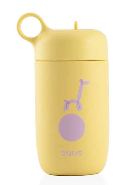 Kubek termiczny dziecięcy EQUA Kids Bottle 0,4 l - giraffe