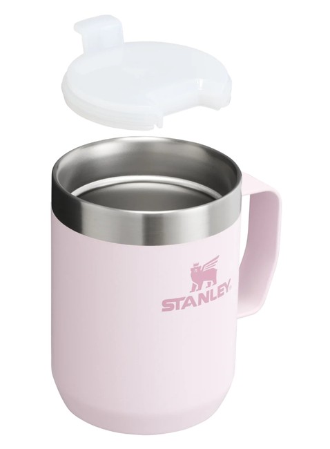 Kubek termiczny z pokrywką Stanley Classic Legendary Camp Mug 0,23 l - rose quartz