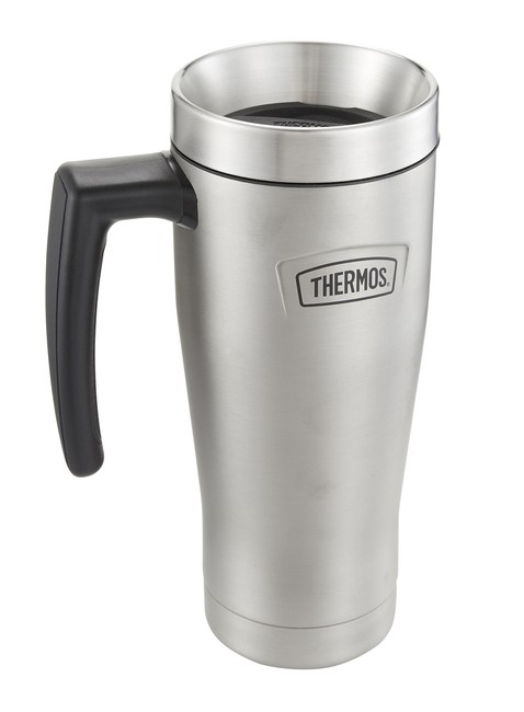 Kubek termiczny z uchwytem Thermos Icon Mug  0,47 l - matte stainless steel