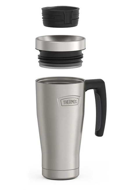 Kubek termiczny z uchwytem Thermos Icon Mug  0,47 l - matte stainless steel