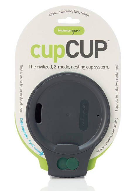 Kubek turystyczny Humangear cupCup - charcoal / green